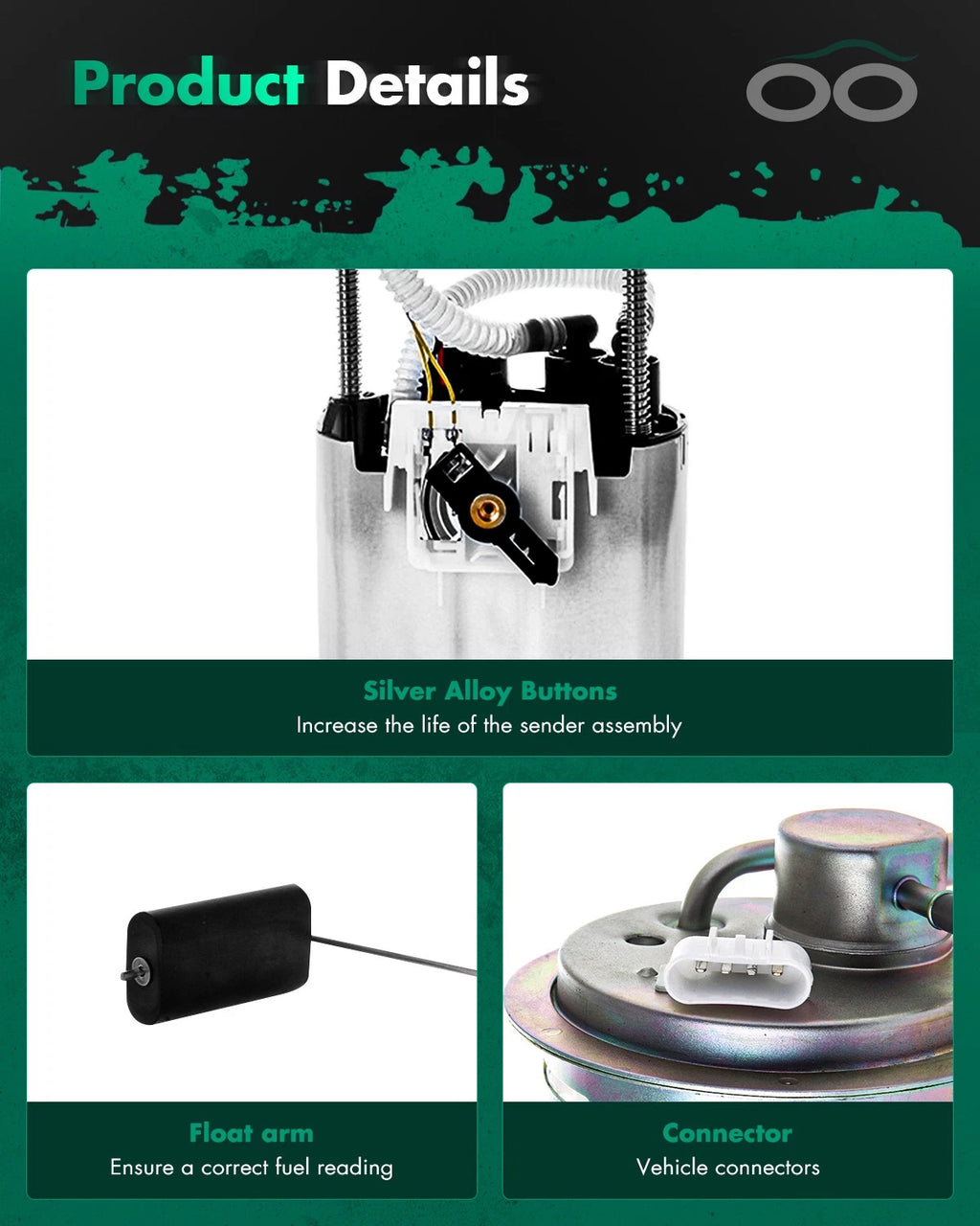 Fuel Pump Module for Chevrolet Silverado 1500 4.8L 5.3L (2010–2013)
