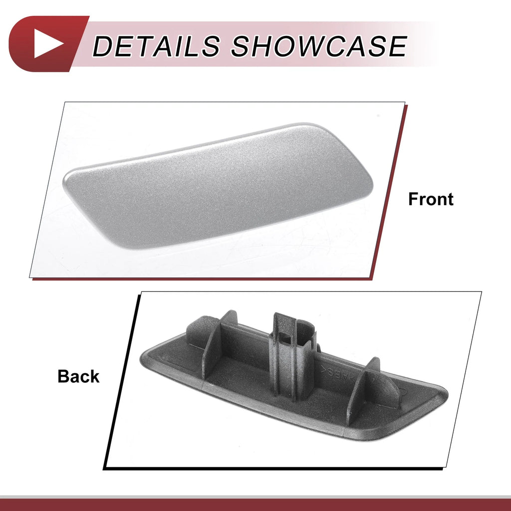 Front Right Washer Nozzle Cover Cap for Lexus GS200t (2016–2019) Silver Tone