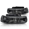 Smoked/Clear Headlights Lamps Assembly for Chevy Silverado/Suburban (1999–2006)