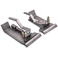 2 Pcs Skid Steer Quick Tach Conversion Adapter Set for Latch Box Weld On