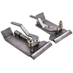 2 Pcs Skid Steer Quick Tach Conversion Adapter Set for Latch Box Weld On