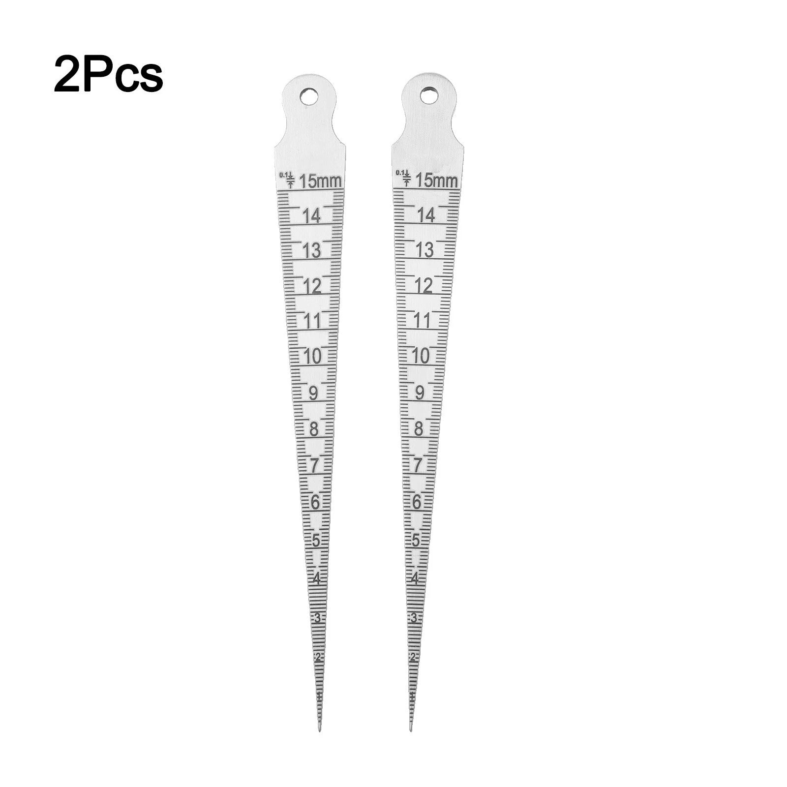 Set of 2 Taper Gauge Feeler Tools for Accurate Cylindrical Measurements