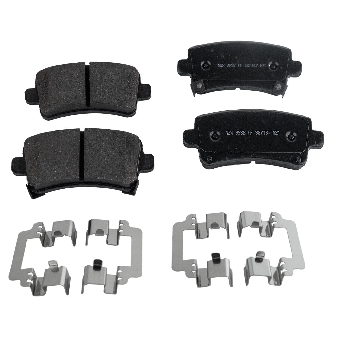 Brake Disc and Pad Kit for Buick Regal (2014–2017) Front and Rear