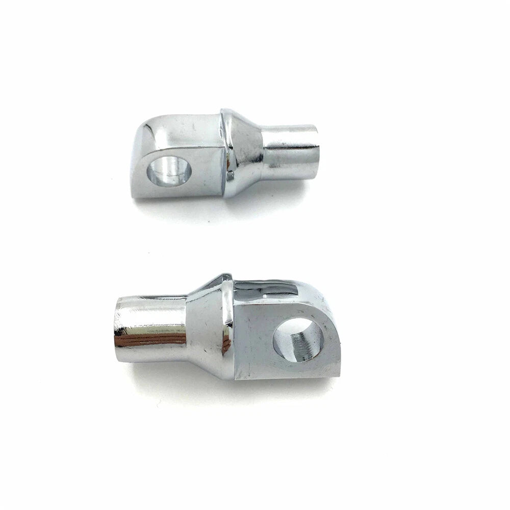 Chrome Foot Pegs Adapter for Harley Touring Electra Glide Dyna (2000–2023)
