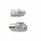 Chrome Foot Pegs Adapter for Harley Touring Electra Glide Dyna (2000–2023)
