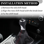 5 Speed Manual Gear Shift Knob with Cover for Audi A4 S4 S-Line (1996–2001)