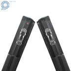 Set of 2 Black Roof Trim Molding for Honda Civic (2012–2015)