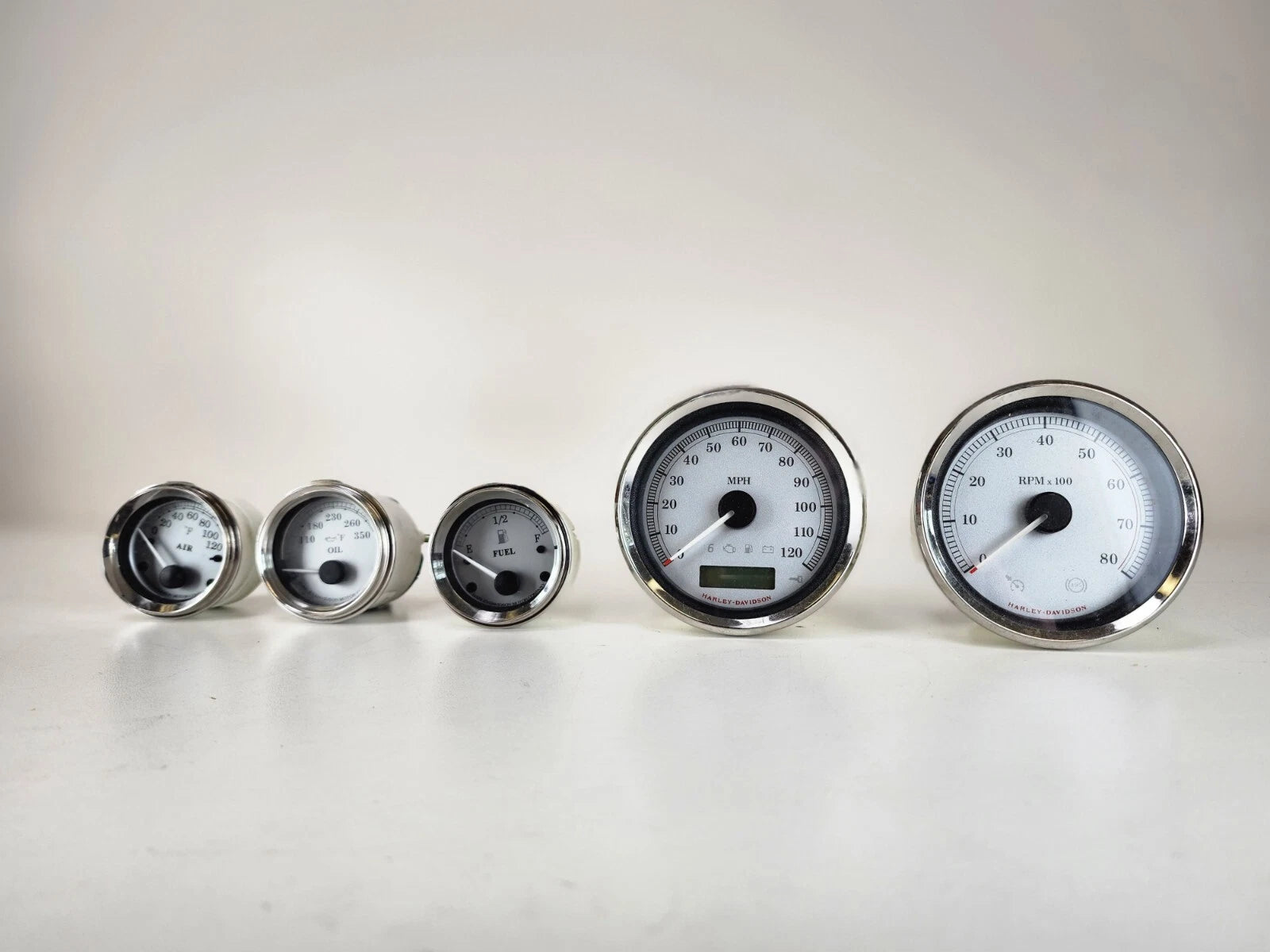 Speedometer Gauges for Harley Touring (2008–2013) - OEM Silver Face