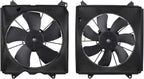 2Pcs Radiator Cooling Fan Set for Honda Accord (2013–2017) w/ Blade Motor & Shroud