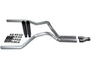 2.5" Dual Exhaust Kit Y Pipe for Chevy GMC 1500 Truck (1999–2006) Black C Tips