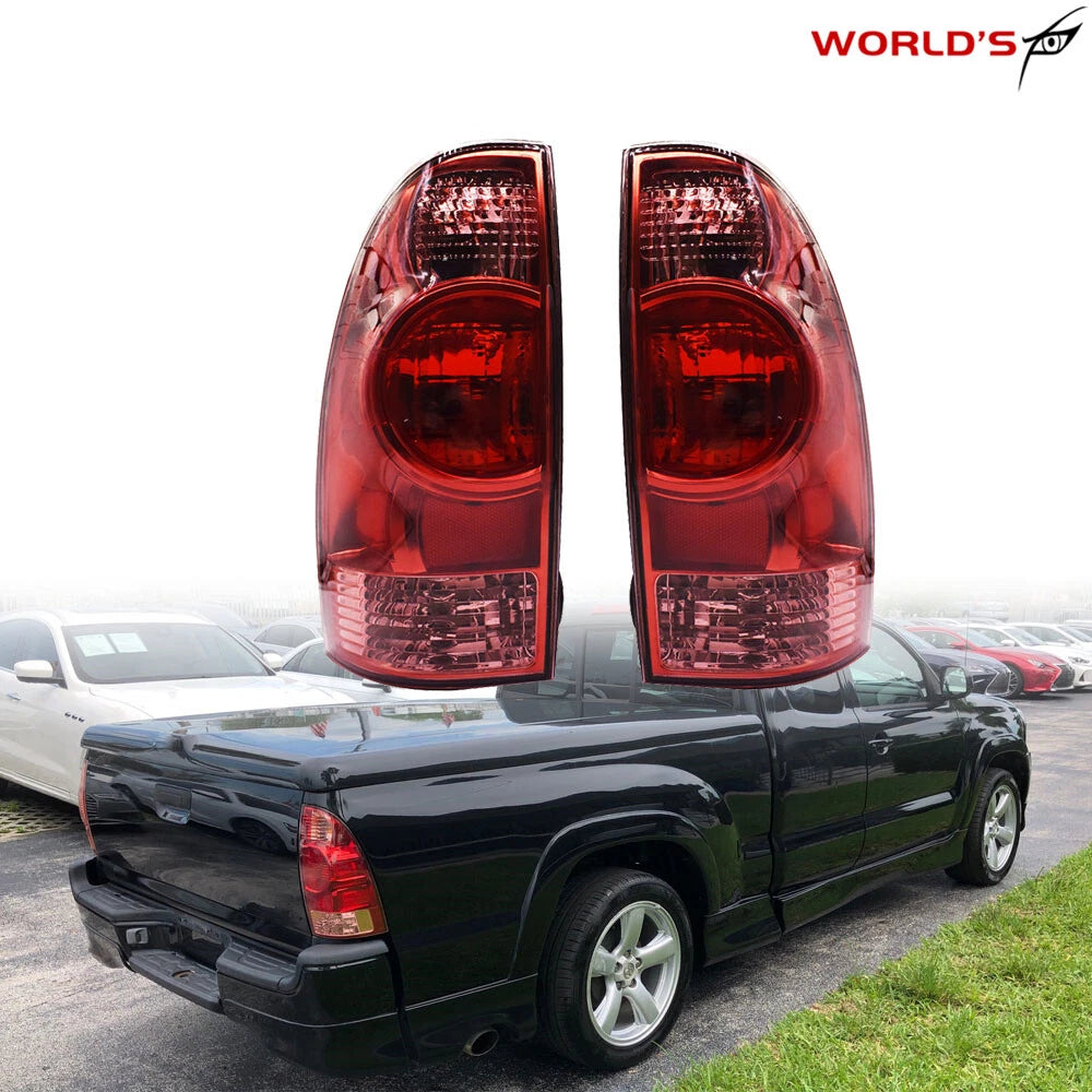 Set of 2 Rear Tail Lights for Toyota Tacoma (2005–2015) Halogen