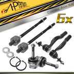 6X Front Ball Joint & Tie Rod End for Ford Crown Victoria (1992–2011)