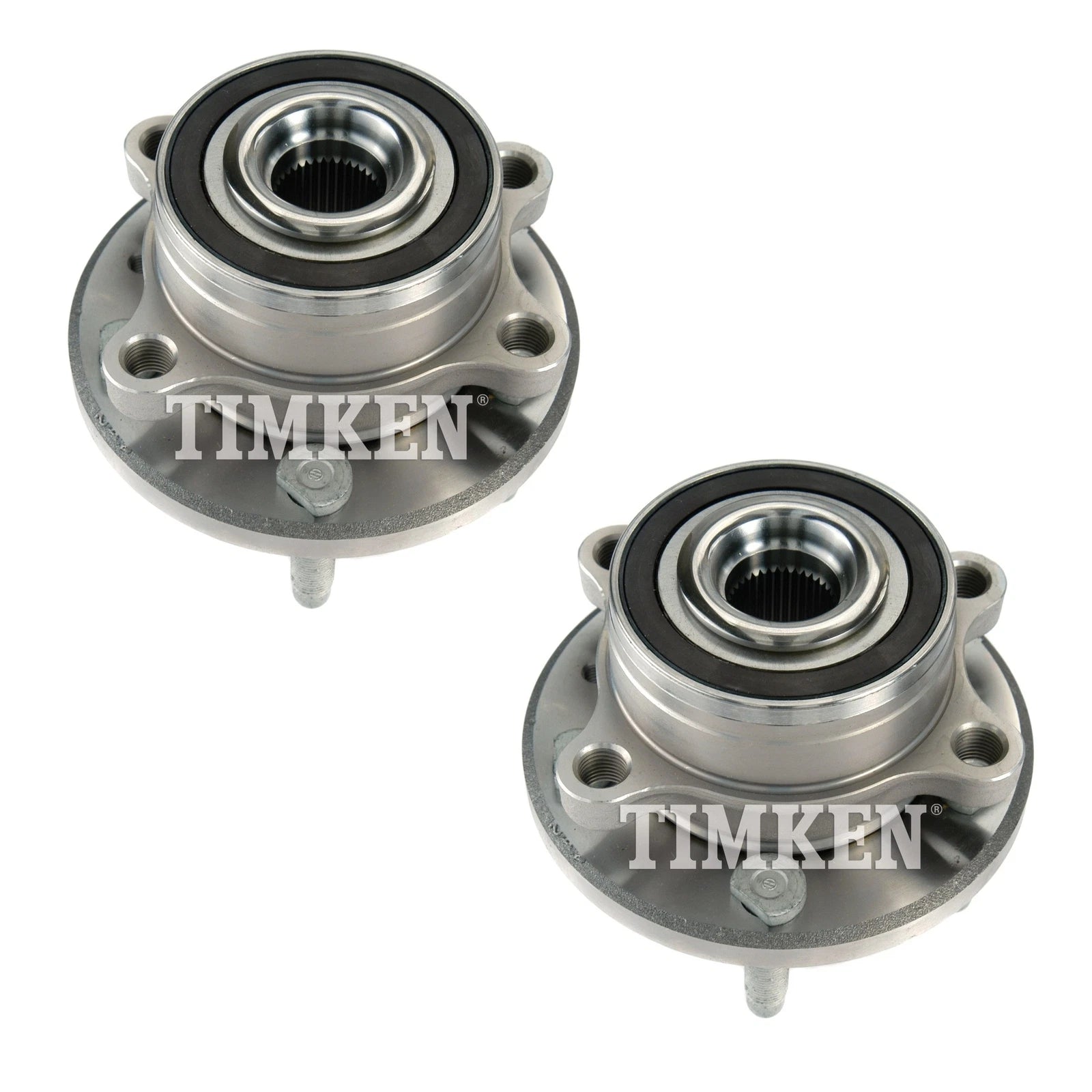 Set of 2 Timken Front Wheel Bearing Hub Kit for Police Interceptor Utility (2013–2019)