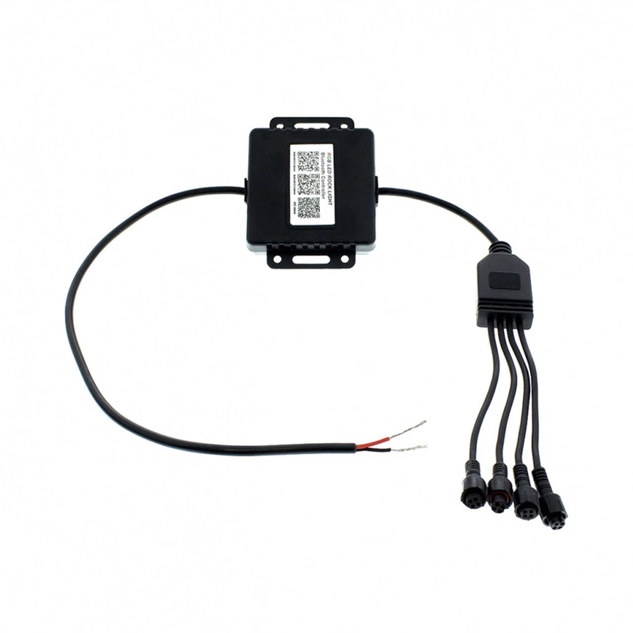 Bluetooth RGB App-Control LED Rock Light Kit 500 Lumen for Universal Use