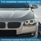 Front Left Washer Nozzle Cover Cap No. 51117332683 for BMW 528i (2014–2016) White
