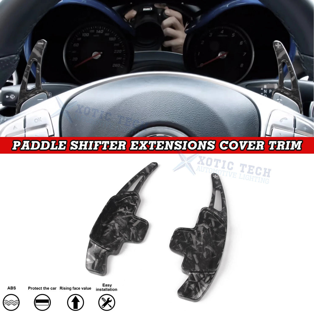 Forged Texture Paddle Shifter Extension for Mercedes-Benz C/GLC (2015–2022)