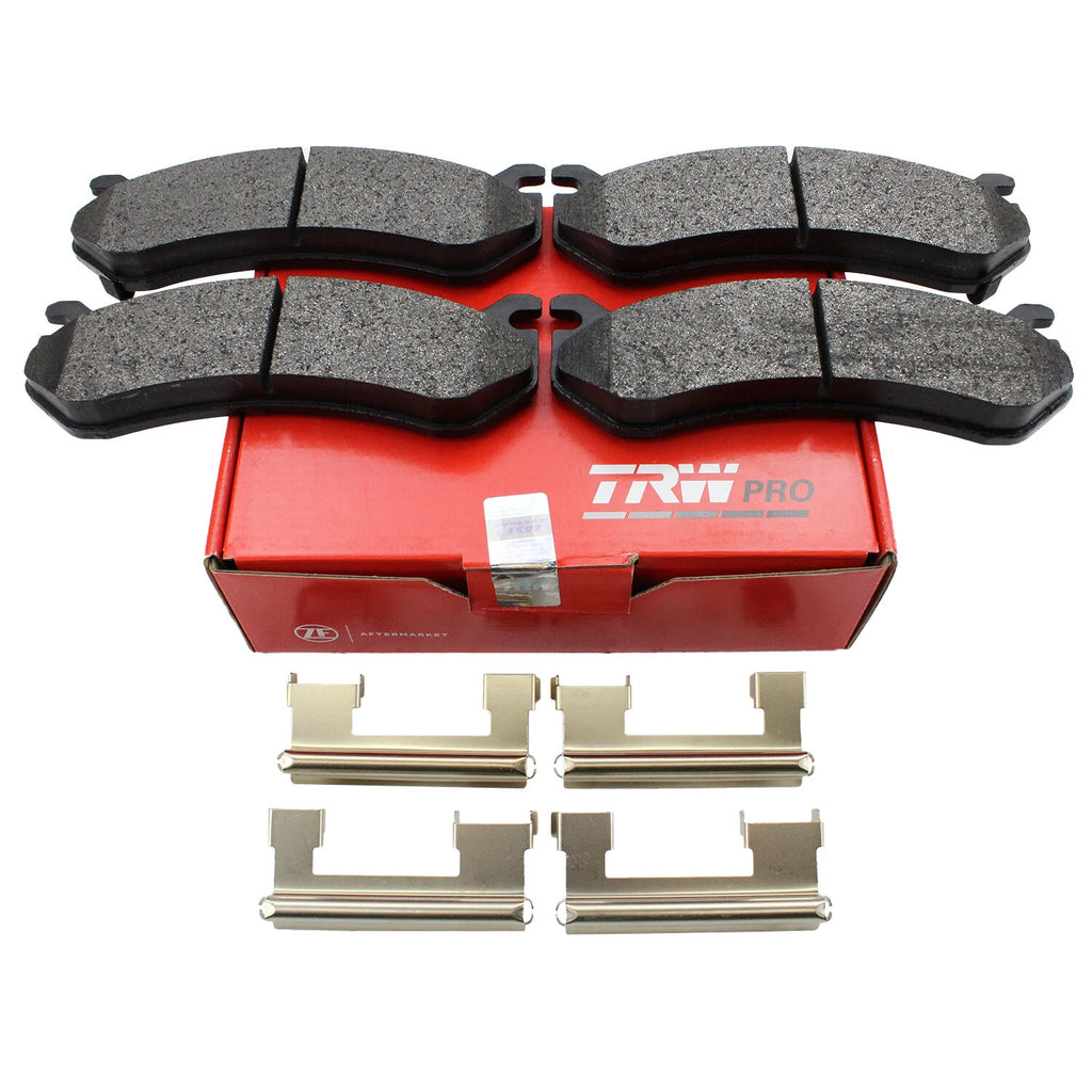 Set of 4 TRW Pro Metallic Brake Pads for Cadillac Chevrolet GMC Hummer
