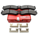 Set of 4 TRW Pro Metallic Brake Pads for Cadillac Chevrolet GMC Hummer