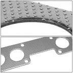 Exhaust Manifold Header Gasket Set w/Bolts for Nissan 240SX (1989–1990)