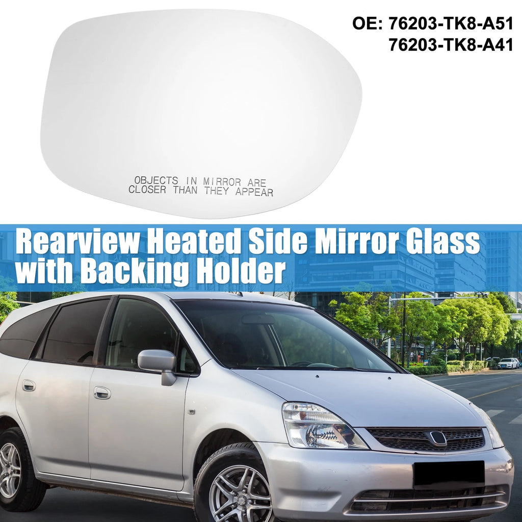 Heated Passenger Side Mirror Glass for Honda Odyssey (2005–2010)