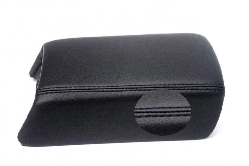 Center Console Armrest Cover for Chevrolet Malibu (2013–2015) Black Leather