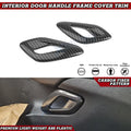 Carbon Fiber Pattern Door Handle Molding Cover Trim for Dodge Challenger (2015–2023)