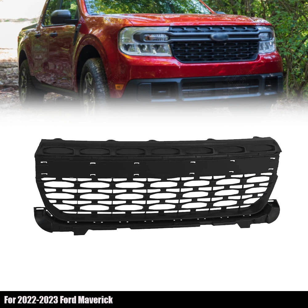Front Grille Assembly Matte Black for Ford Maverick (2022–2023)