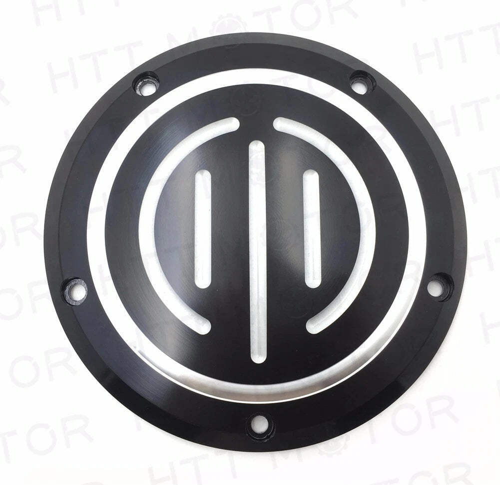 Black Derby Timer Cover for Harley Dyna Sportster XL 883 1200 (2004–2023)