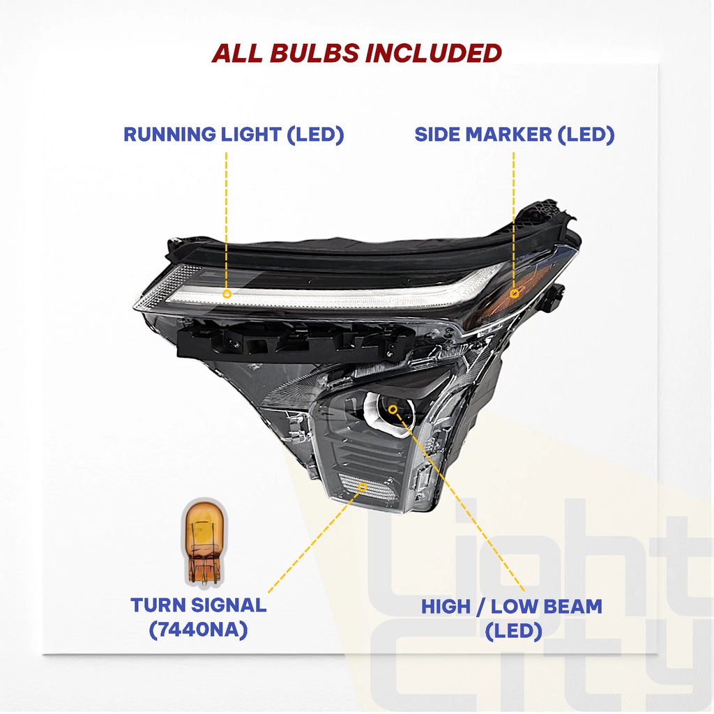 Full LED Driver Headlight Assembly LH for Chevy Trax (2024–2026)