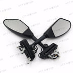 Matte Black LED Turn Signal Mirror for Hayabusa (1999–2013) / ZX6R 636 ZX6RR (1998–2004)