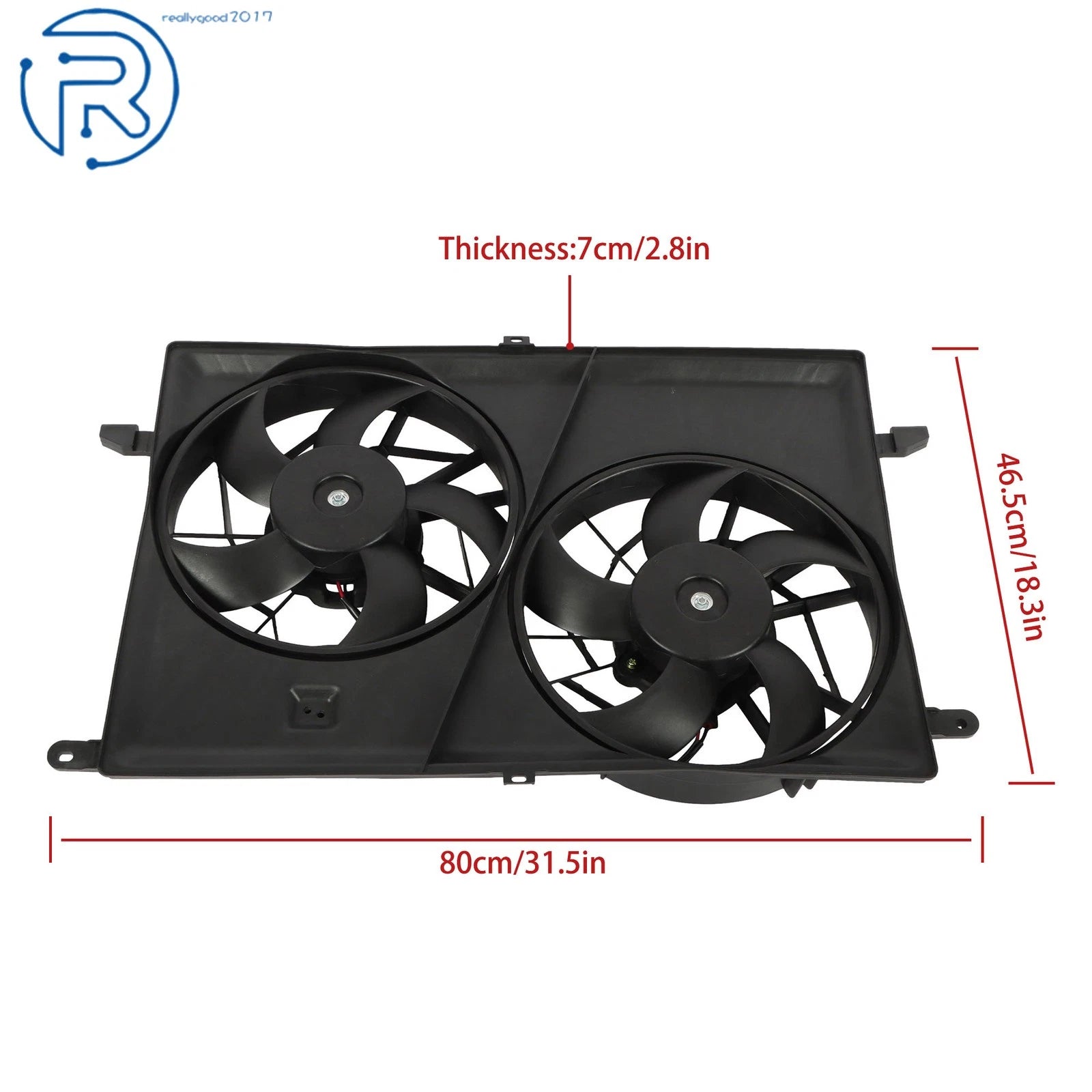 Dual Cooling Fan Assembly for GMC Acadia (2007-2017)