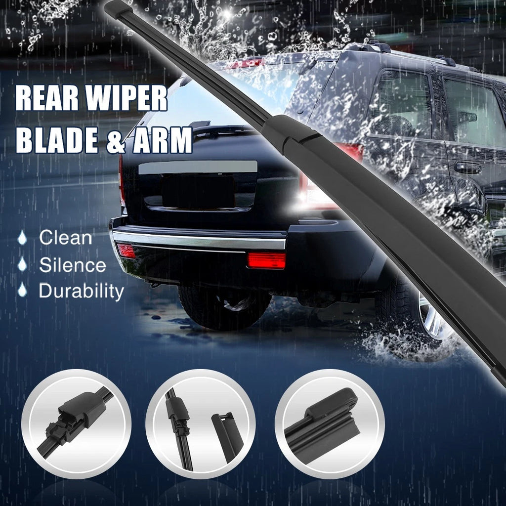 Set of 2 Rear Windshield Wiper Blade Arms 335mm for Volkswagen Jetta (2011–2018)