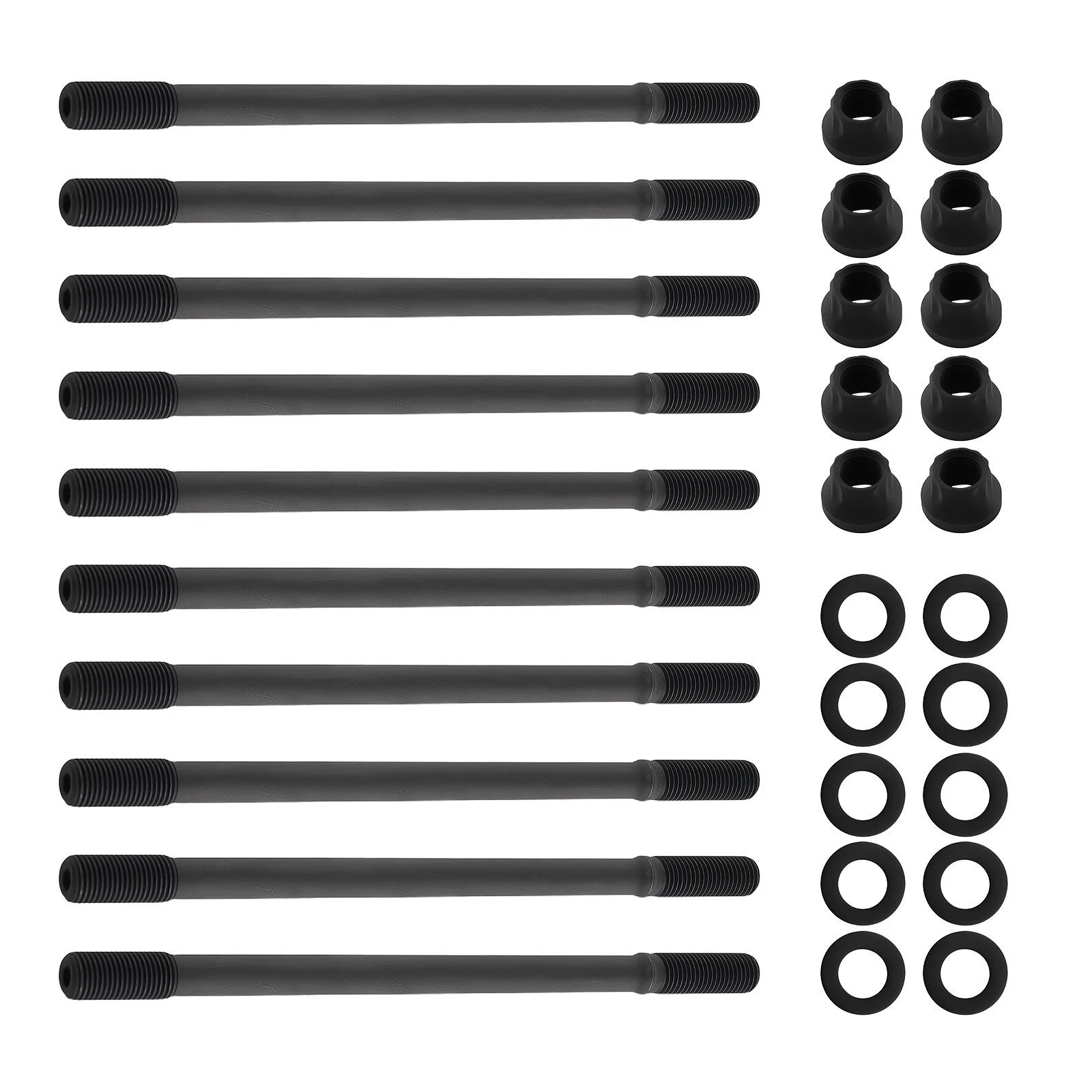 Black Head Studs for Honda Prelude H22A1 H22A4 (1993–2001)