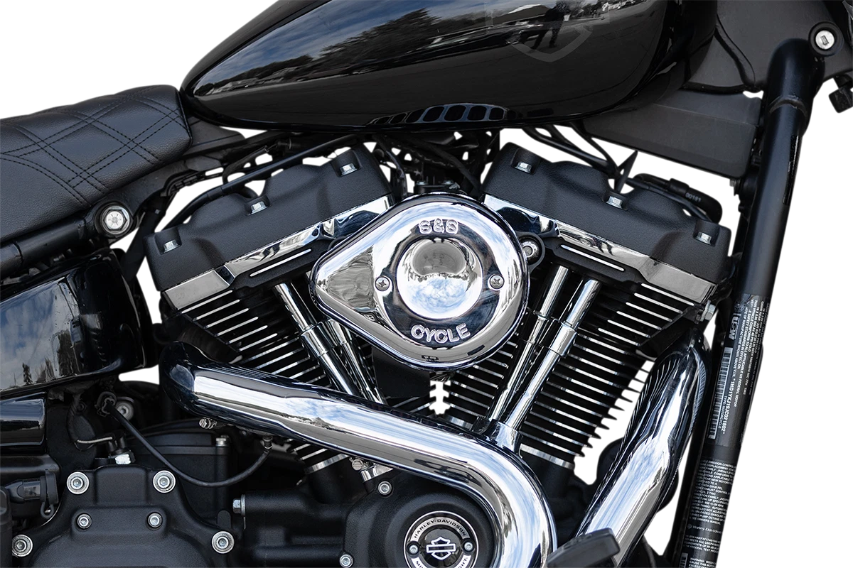 S&S Cycle Mini Teardrop Stealth Air Cleaner Kit for Harley (170-0435C)