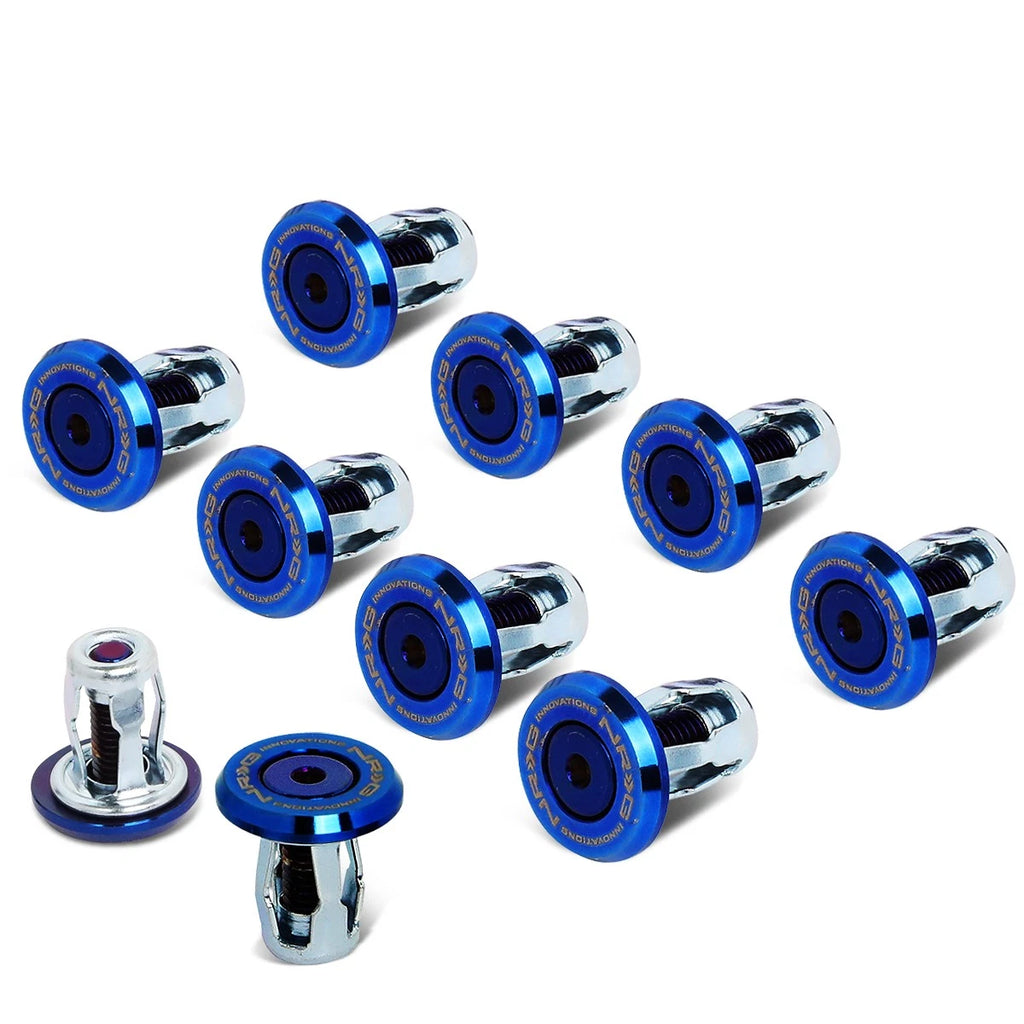 10-Piece Fender Washer Dress Up Kit for NRG Innovations (FW-300TT)