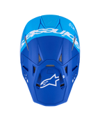 Alpinestars Supertech S M10 Flood Helmet for Off-Road (Large, Metallic Blue)