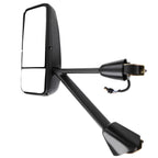 Driver Side Mirror Complete Black for Kenworth T170 T370 T600 T660 (2008–2016)