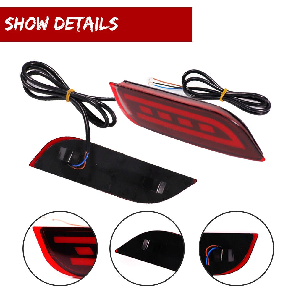 LED Rear Fog Lights for Subaru Impreza WRX STi (2008–Present)