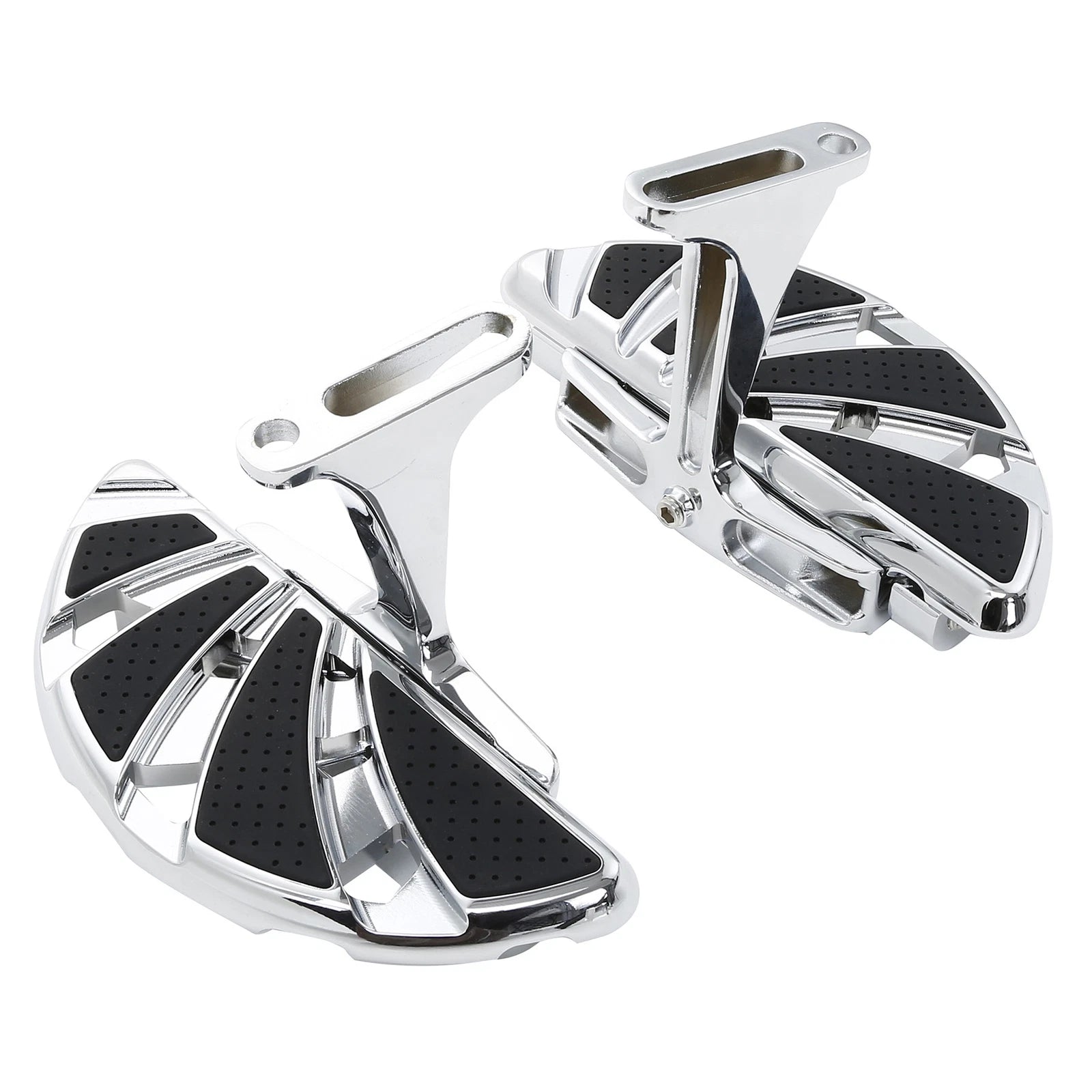 Rear Passenger Floorboards for Harley Road King (1993–2025) Chrome