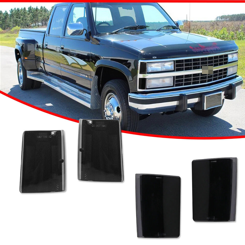 Smoke Upper & Lower Side Marker for Chevrolet C/K 1500 2500 3500 (1988–1993)