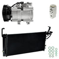 AC Compressor Kit With Condenser for Hyundai Santa Fe 3.5L (2001–2006)