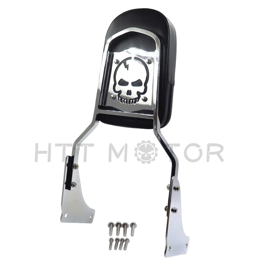 Skull Backrest Sissy Bar w/ Pad for Honda Shadow ACE 1100 (1995–2010)