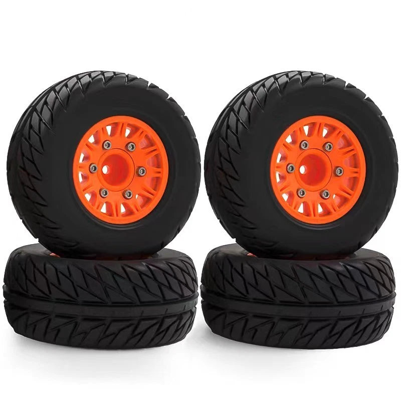Set of 4 Universal 1/8 1/10 RC Short Course Truck Road Tires