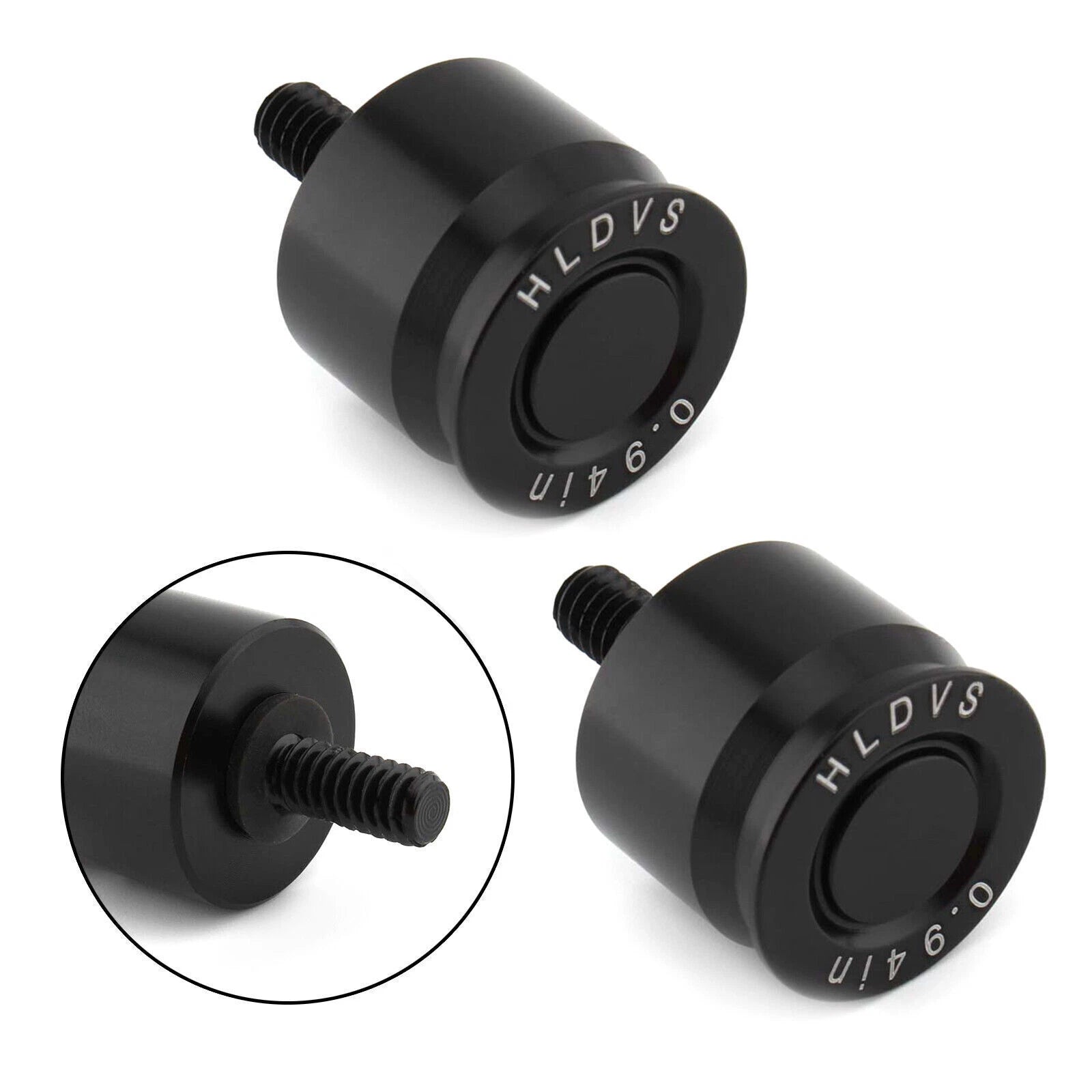 2X Seat Bolt Aluminum Anodized Black for Harley Dyna Softail Sportster Road King Glide