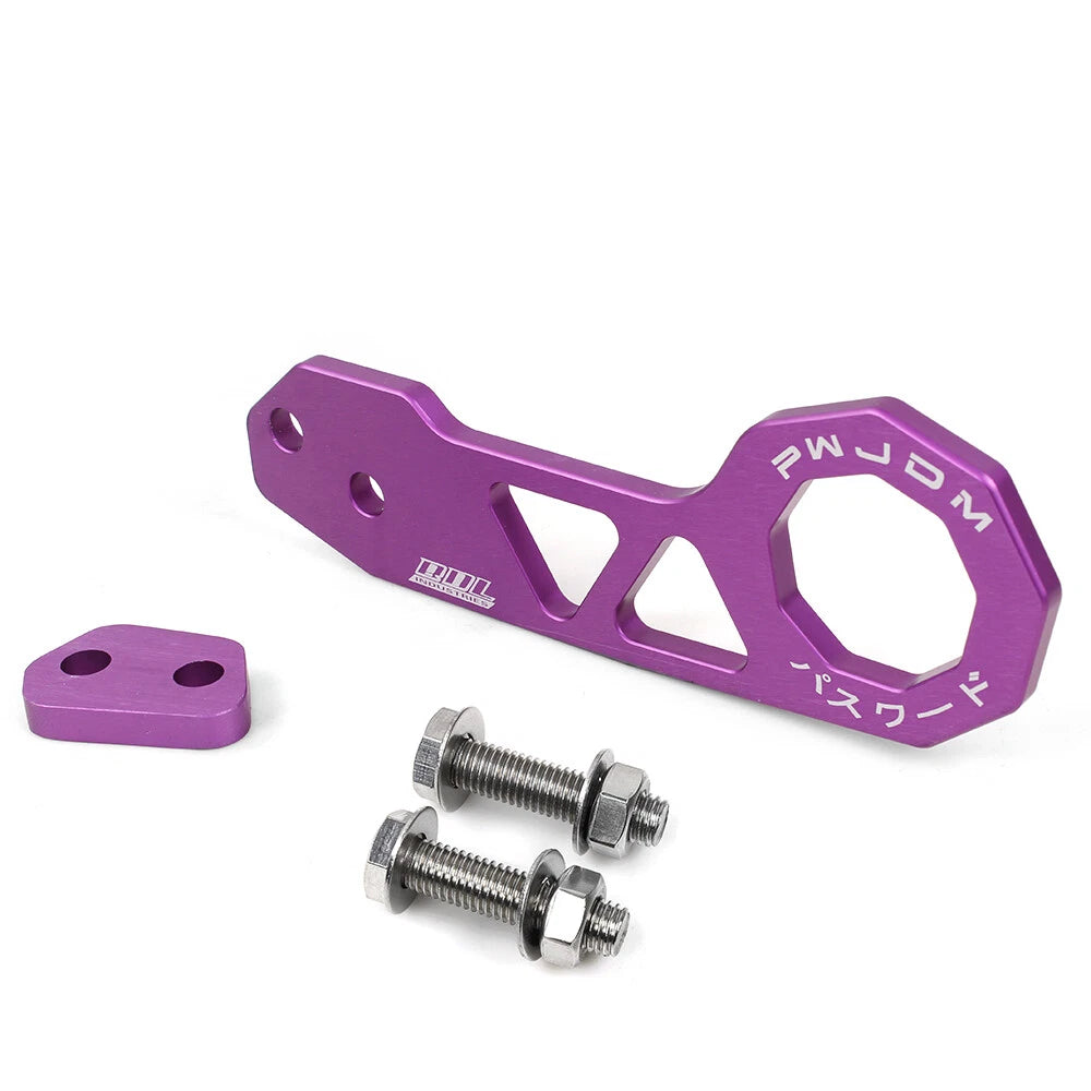 Universal Purple Aluminum Alloy Racing Tow Hook for All Cars