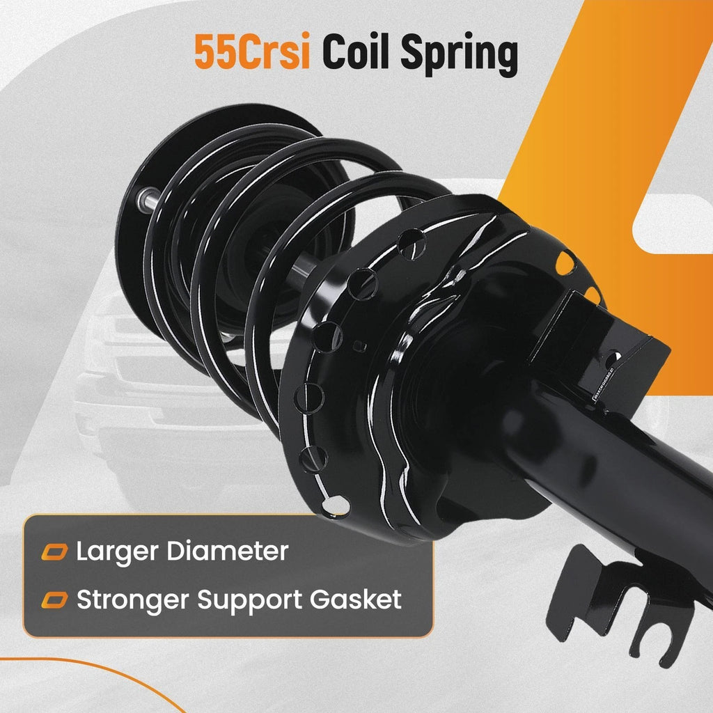 2X Front Complete Strut & Coil Spring Assembly for Volvo XC60 (2010–2014)