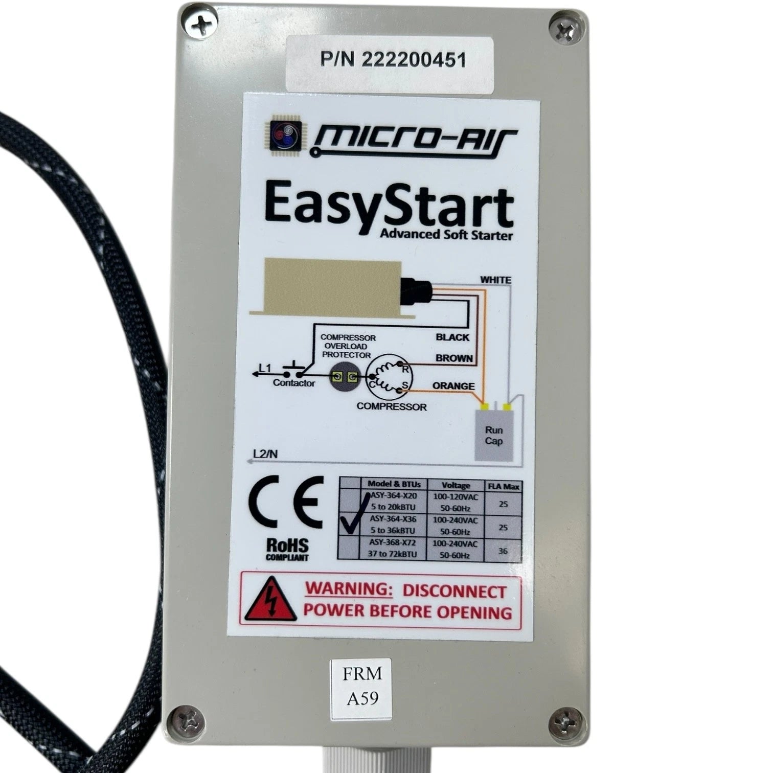 Micro-Air Marine Easy Start Soft Starter 115/230V for (2015–2023)