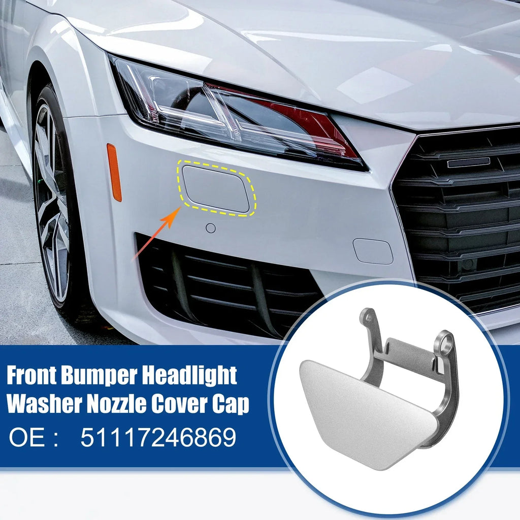 Front Left Headlight Washer Nozzle Cover Cap for BMW 535i (2011-2013)