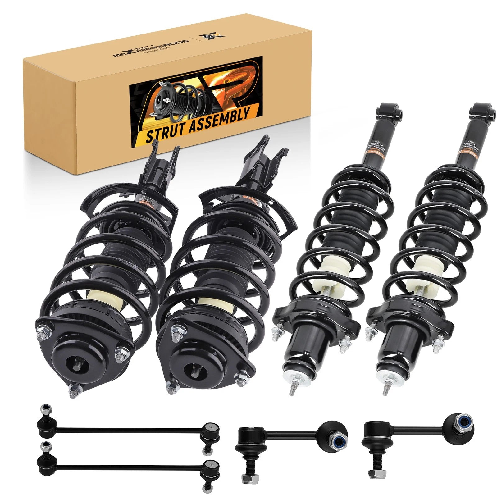 8x Rear Front Struts Sway Bar Links for Chrysler Sebring (2007–2010)