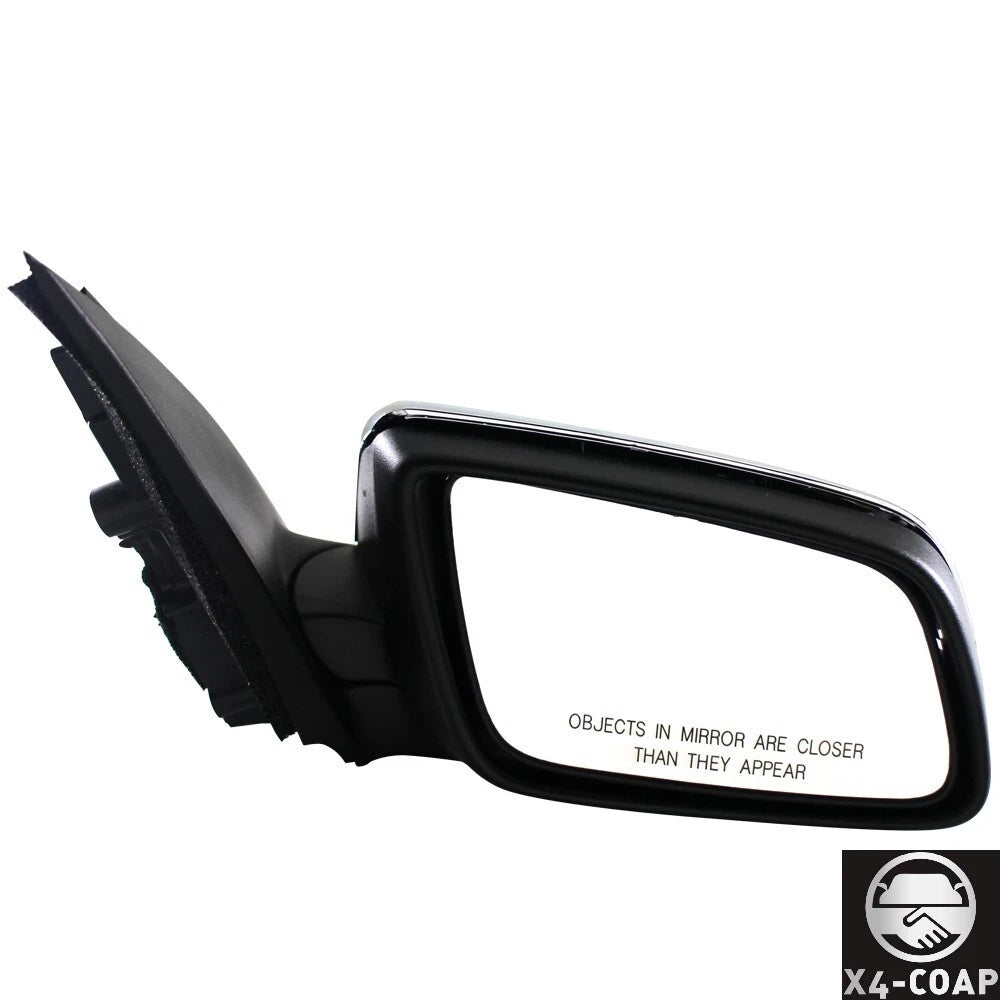 Door Mirror for Pontiac Chevy (VAQ2, GM1321413) Right Passenger Side Chrome